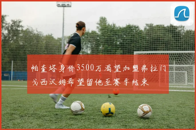 帕奎塔身价3500万渴望加盟弗拉门戈西汉姆希望留他至赛季结束